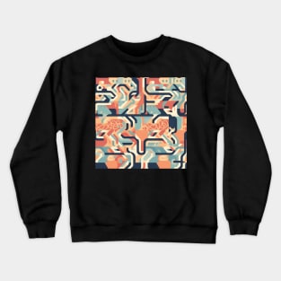Abstract outlook - Abstract Mindset Seamless Pattern Crewneck Sweatshirt
